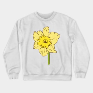 Springtime Daffodil Crewneck Sweatshirt